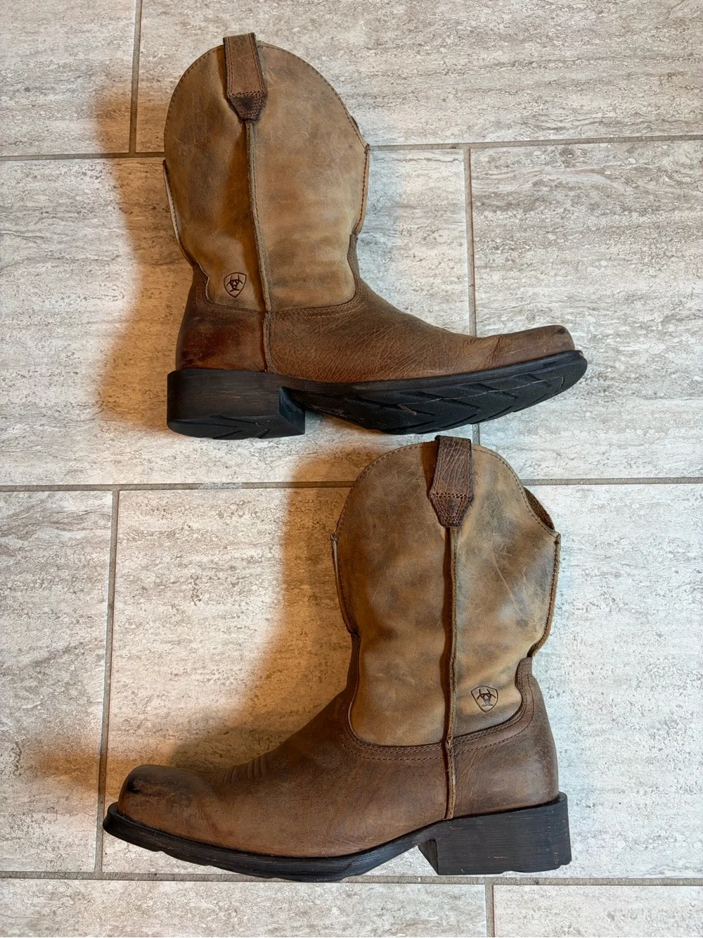 Ariat Men’s Rambler Western Boots - Square Toe, Size 11.5EE, Brown, 10002317